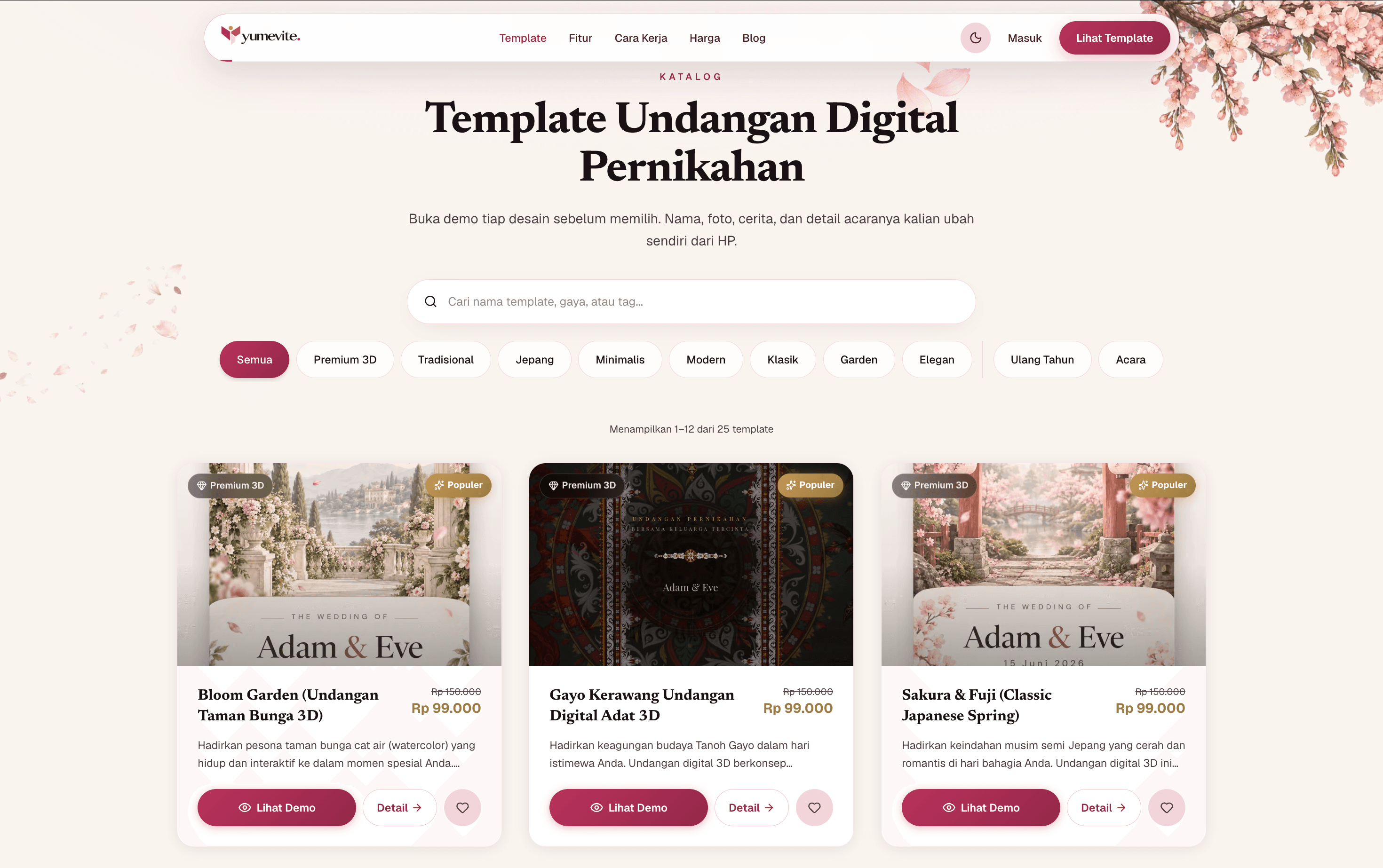 Cara Memilih Template Undangan Pernikahan yang Cocok dengan Acaramu