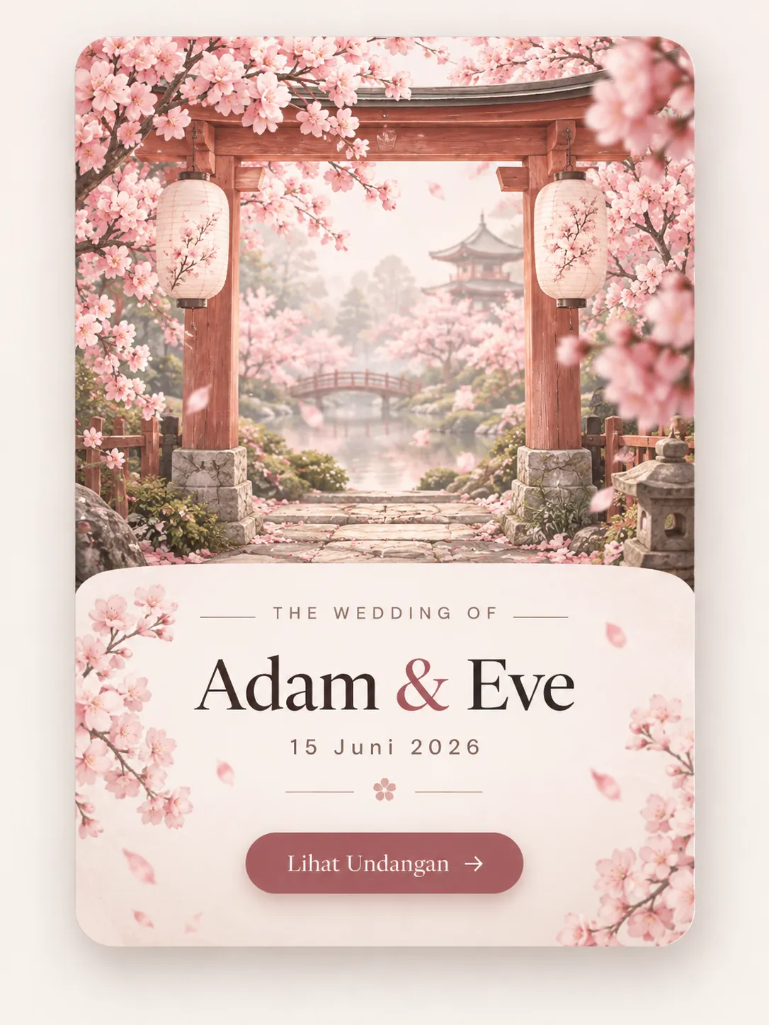 Sakura & Fuji (Classic Japanese Spring)