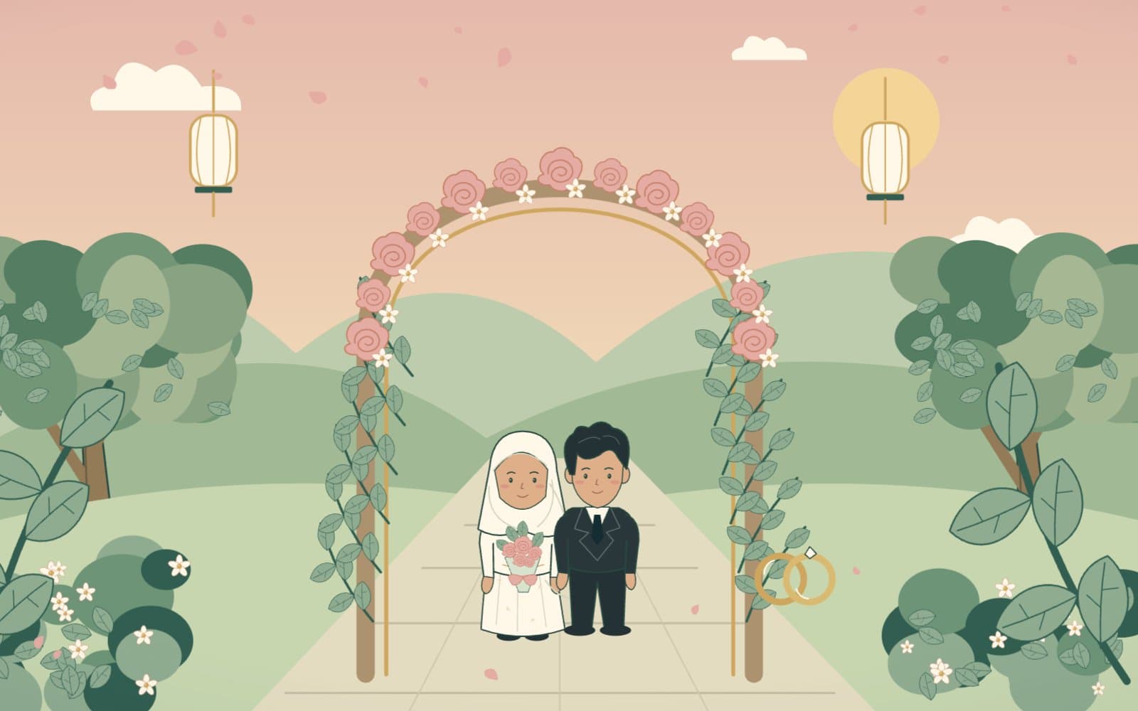 Little Journey Undangan Digital Ilustrasi 3D